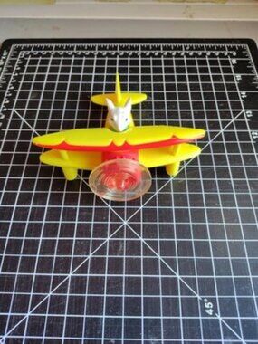Wendy’s Restaurant Stuart Little Mouse In Bi Plane Toy